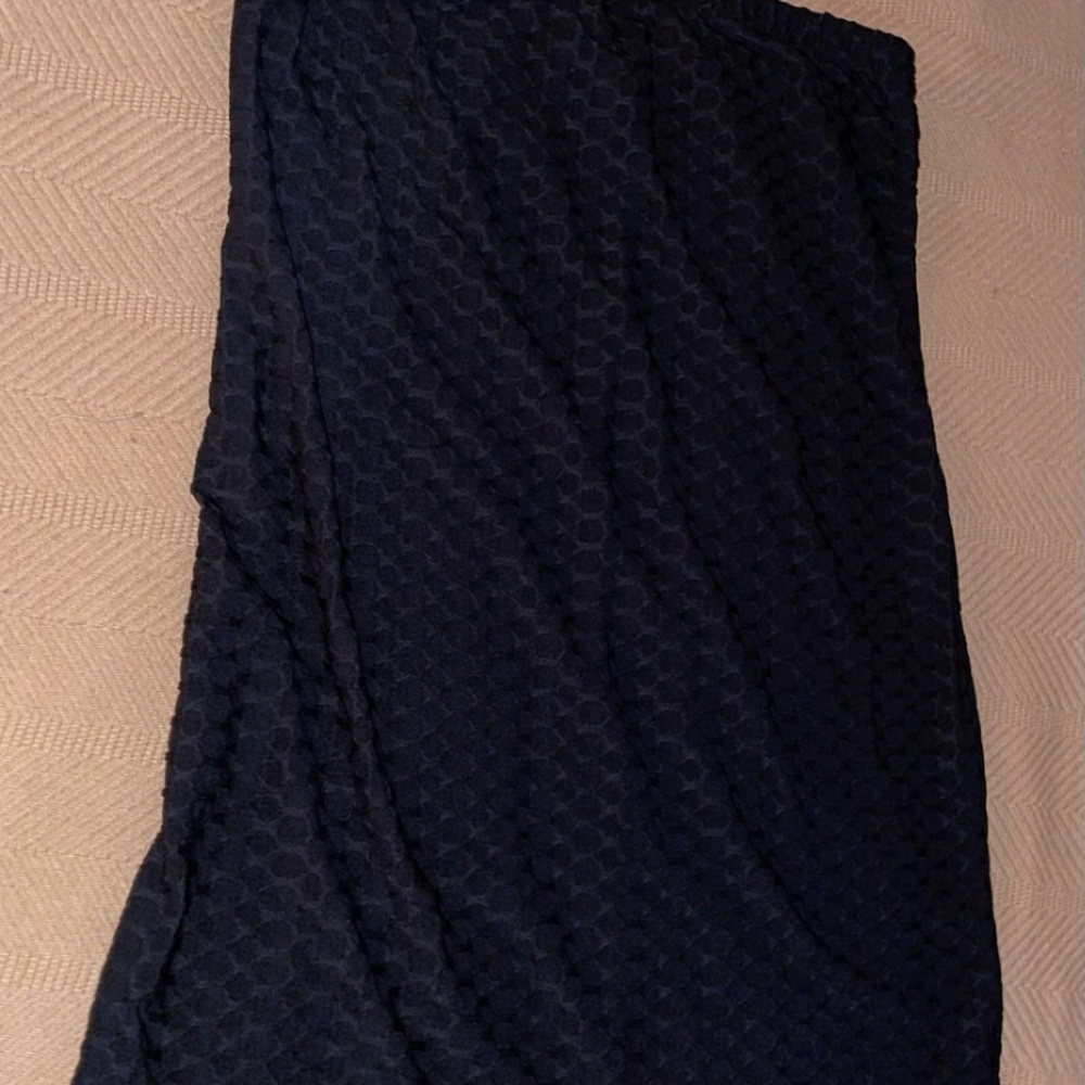 Women's Black Textured Skirt Size 3X